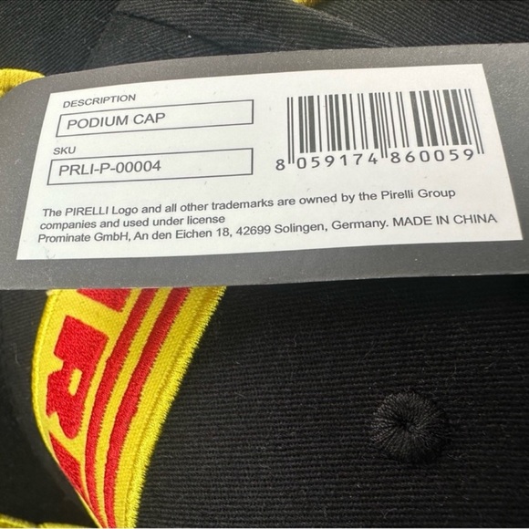 Restocked!!! Pirelli Podium Hat last 5 left!! - Picture 2 of 3